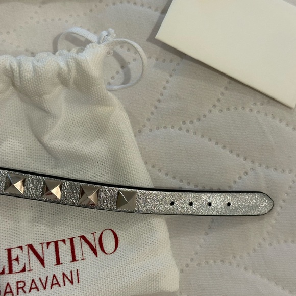 Valentino NIB Silver Rockstud Bracelet - Picture 4 of 10